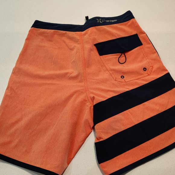 30W Hurley Phantom Board Short Men Orange - Picture 2 of 4